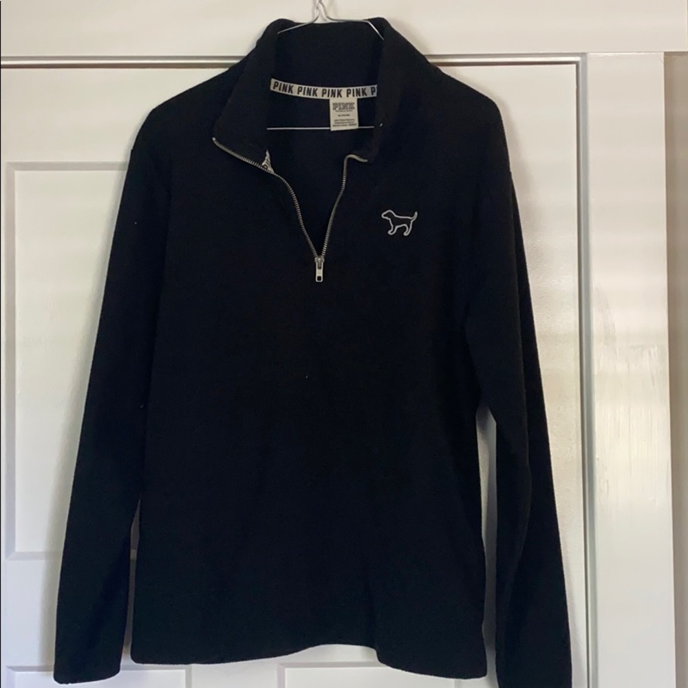 PINK 1/4 zip fleece